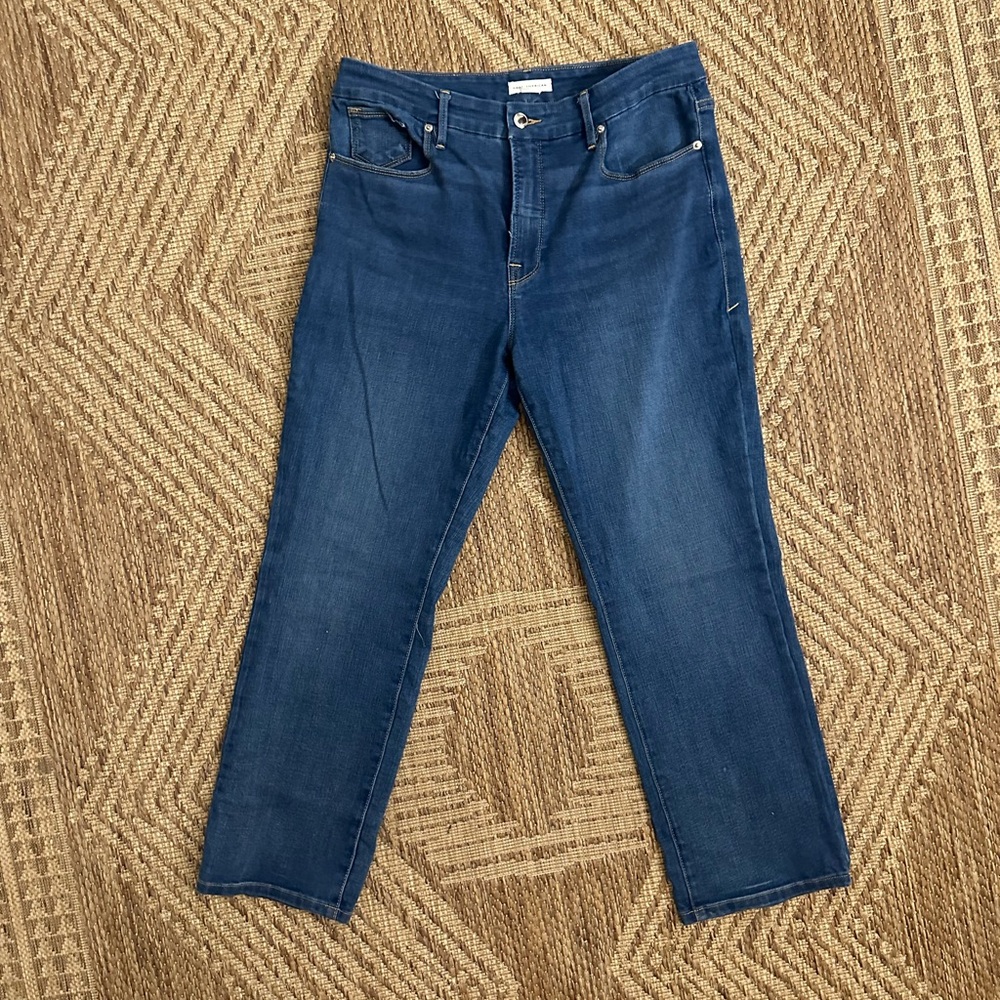 Good American Good Legs Straight Jeans